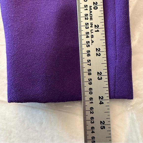Vintage Women’s Purple Blazer Jacket size 14 - Picture 10 of 11